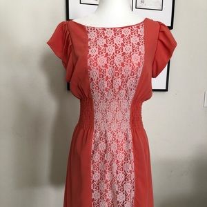 Coral dress